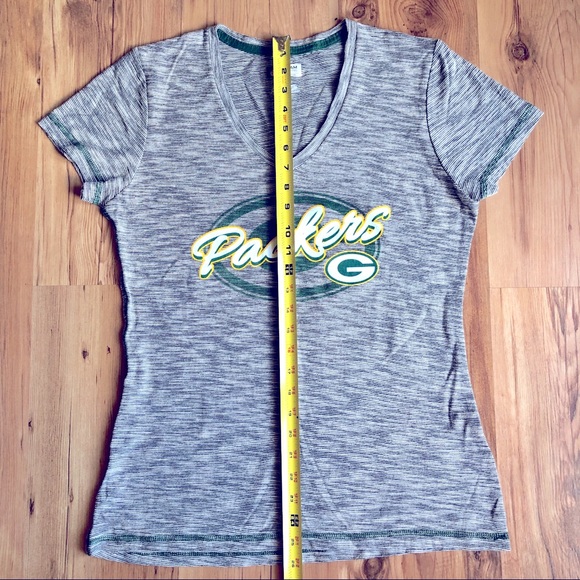 NFL Greenbay Packers Shirt Football Gray Large Women’s - Picture 5 of 13